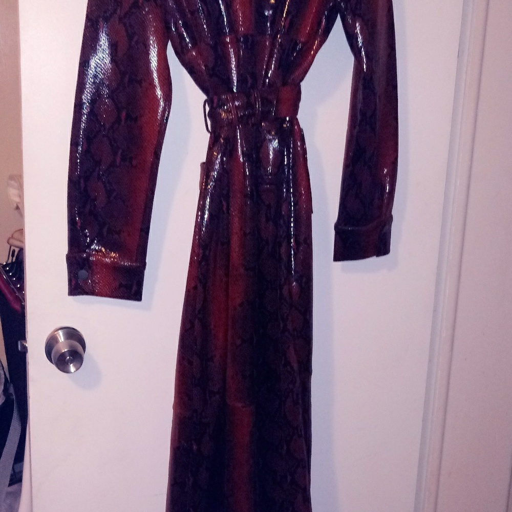 Animal print jacket coat